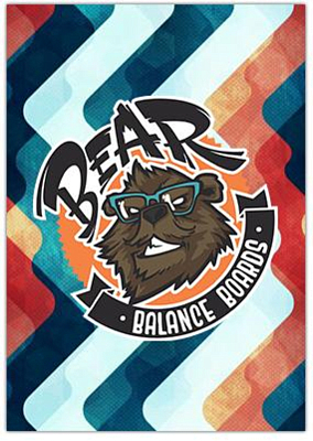 Ковёр для балансборда Bear Balance 80х40 см