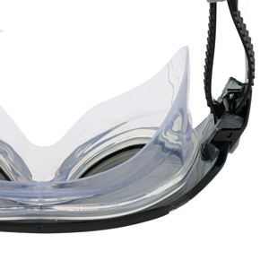 Полумаска для плавания TYR Tidal Wave Mirrored Swim Mask Серебристый