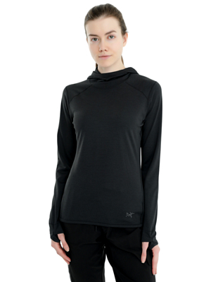 Толстовка для активного отдыха Arcteryx Motus Ar Hoody Women'S Black Heathe