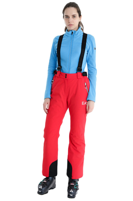 Брюки горнолыжные EA7 Emporio Armani Toray Bib Pant W High Risk Red