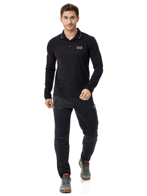 Рубашка EA7 Emporio Armani Train Core ID M Polo PQ ST LS Black