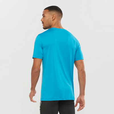 Футболка беговая SALOMON Agile Training Tee M Tee Blue