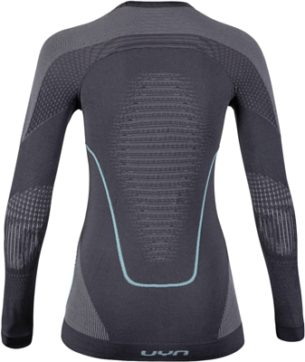 Термобельё верх UYN Evolutyon Underwear Shirt Long Sleeves Charcoal/Anthracite/Aqua