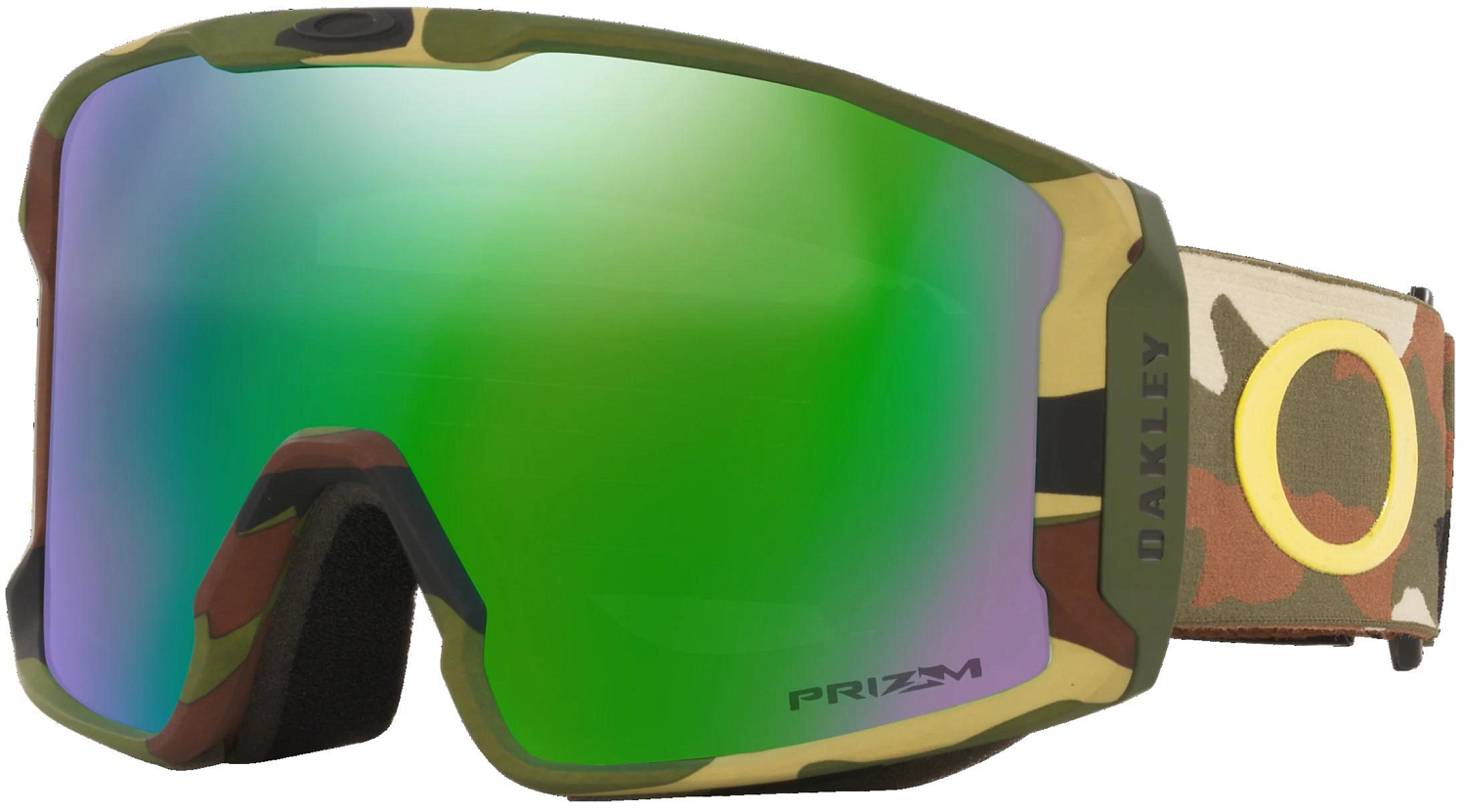 Маска горнолыжная OTG Oakley Line Miner L S3 Sammy Carlson Sig Camo Greens/Prizm Snow Jade Iridium