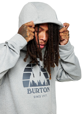 Толстовка BURTON Oak Ssnl Po Gray Heather