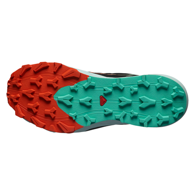 Кроссовки SALOMON Thundercross Black/Cherry Tomato/Electric