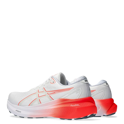 Кроссовки Asics Gel-Kayano 30 White/Sunrise Red