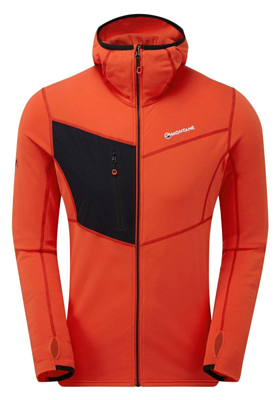 Толстовка для активного отдыха Montane Alpine Raid Hoodie Firefly Orange